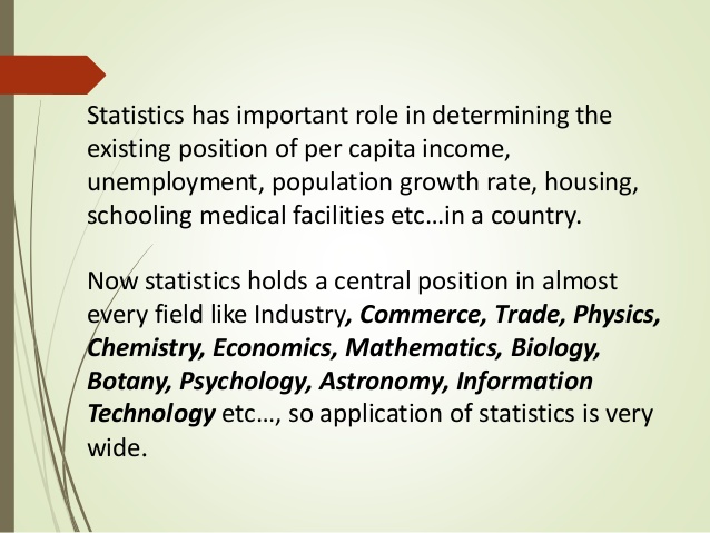 Importance of statistics in biology